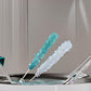 Classic Rock Candy Sticks, Sugar Rock Crystal Lollipops, Individually Wrapped (Pack Of 6, Baby Boy (Light Blue & White))