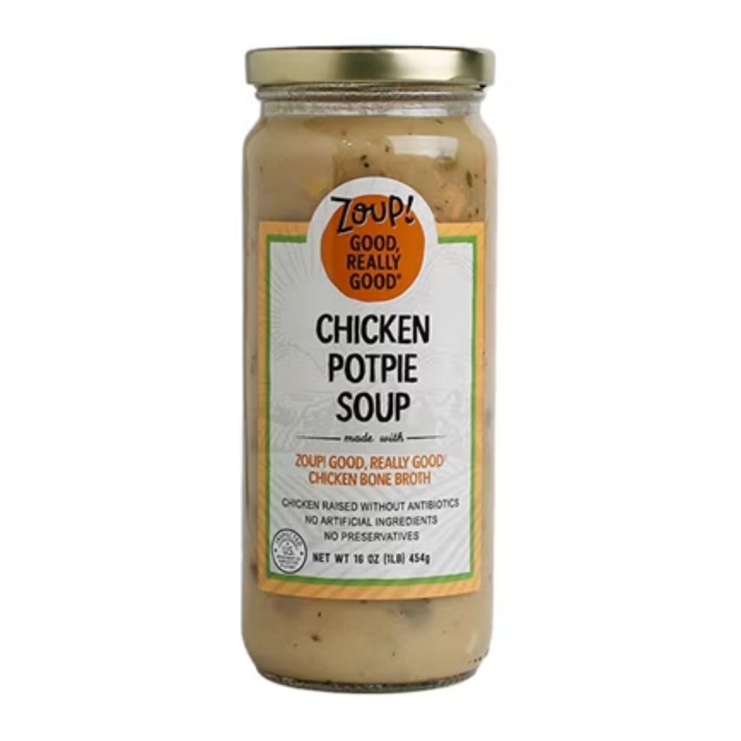 ZoupSoup - Good, Really Good Soup, 16oz (Pack of 3, Chicken Potpie)