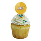 Ashland University Secondary Logo Cupcake Picks Toppers Decoration Set Of 6