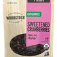 Woodstock Organic Cranberries - Sweetened - Case Of 8 - 5.25 Oz.