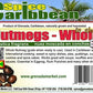 Nutmeg - Whole In Shell (6 Oz In Resealable Pouch, Product Of Grenada, Caribbean).