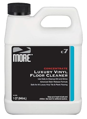 More Luxury Vinyl Floor Cleaner - Water-Based Surface Care Concentrate - For Kitchen And Bathroom Floors - Daily No-Rinse Cleane
