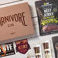 Carnivore Club Beef Jerky Box - Delicious Jerky And Meat Sticks Sampler - 4 To 6 Meat Snacks Jerkygram - Meat Snack Sampler Gift