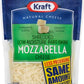 Kraft Finely Shredded Natural Mozzarella Shredded Cheese (8 oz Pouch)