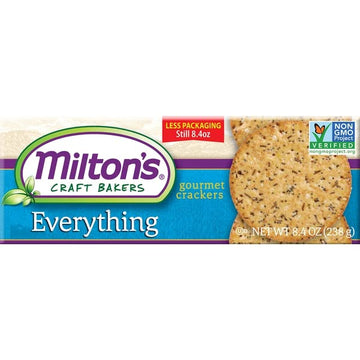 Miltons craft Bakers Baked crackers Everything 8.4 Ounce