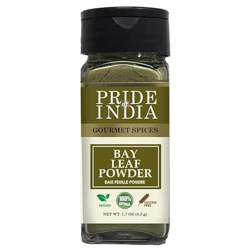Pride Of India ?Bay Leaf Powder ?Fresh & Authentic Bay Leaf Ground ?Gourmet Spice ?Good For Seasoning Stews/Soups/Tea ?Easy To U