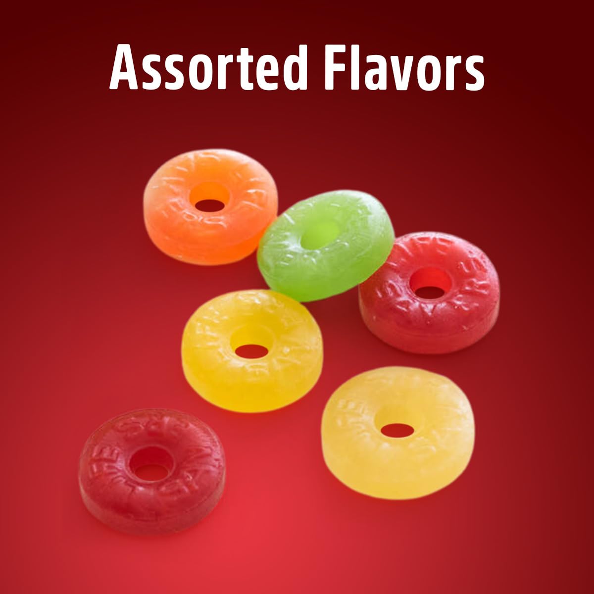 Assorted Hard Fruit Lifesaver Candy Bulk - Bulk Candy Individually Wrapped, Ideal Candies Bulk For Buffets And Party Favors Or S