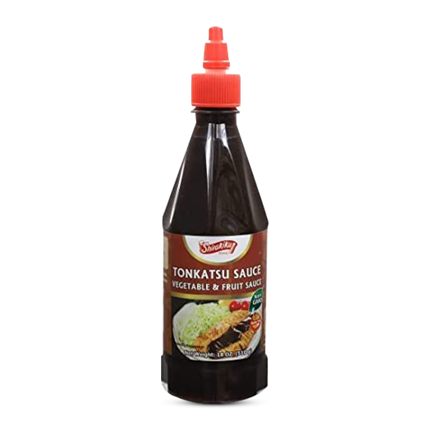 Shirakiku Tonkatsu Sauce - Japanese Vegetable and Fruit Sauce, Gluten Free | Ideal for deep-fried foods like Pork Cutlets, Chick