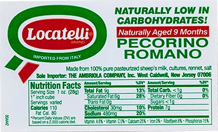Locatelli Pecorino Romano, 1 Pound