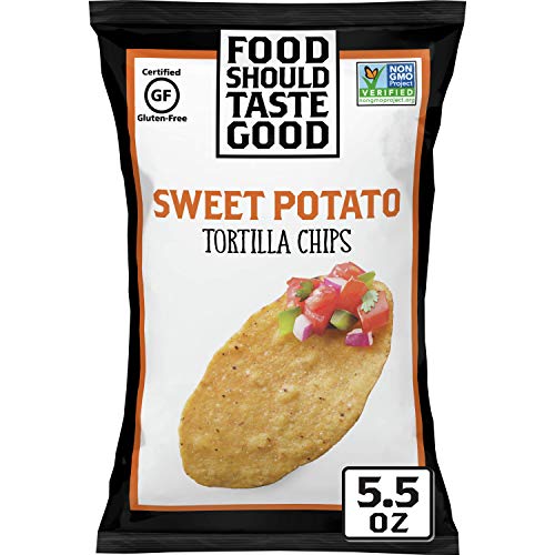 Food Should Taste Good, Gluten Free Sweet Potato Tortilla Chips, 5.5 Oz