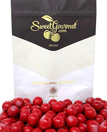 Very Cherry Dubble Bubble Gumballs | Candy Filled Bubble Gum Balls 1'' | 1.5 Pounds