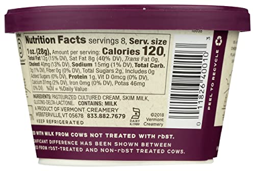 Vermont Creamery, Mascarpone Italian Style Cream Cheese, 8 oz