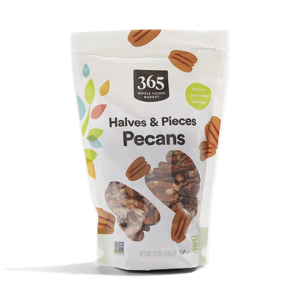 365 by Whole Foods Market Pecan Halves, 12 Ounce, Pack of 1