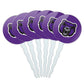 University of Central Arkansas Primary Logo Cupcake Picks Toppers Decoration Set of 6