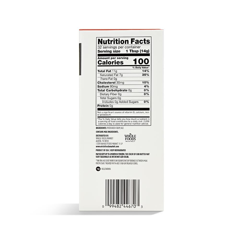365 by Whole Foods Market, Salted Butter, 16 Ounce