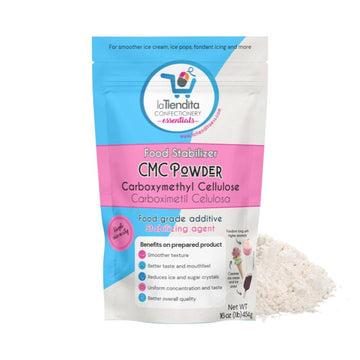 CMC Powder (1 lb) - Carboxymethylcellulose - High Viscosity Premium thickener, stabilizer and water retention agent LA TIENDITA 