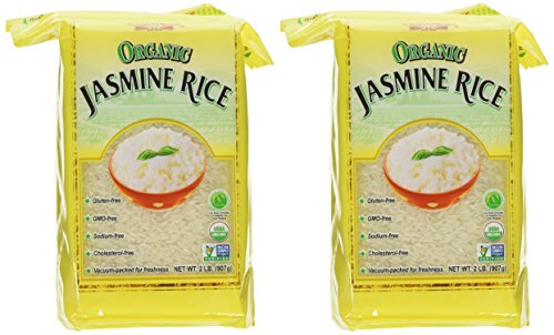 Golden Star Jasmine Rice 2 Lb (Pack Of 2) 100% Organic, Gluten Free, Gmo Free