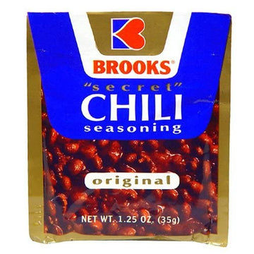 Brooks Secret Chili Seasoning Original 1.25-Ounce Packets (5 Pack)