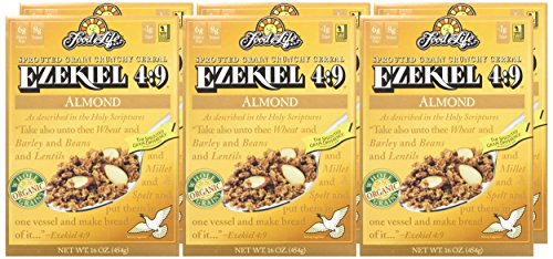 Ezekiel 4:9 Sprouted Whole Grain Cereal, Almond, 16 Ounce (Pack Of 6)