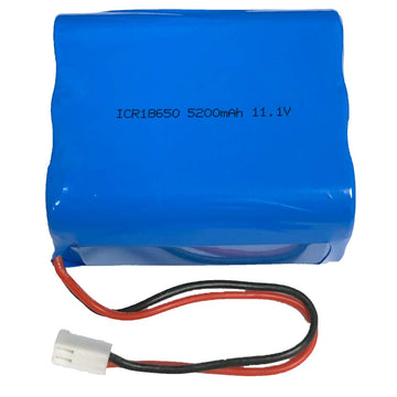 111V 5200Mah 6 Cell Lithium Ion 18650 5772Wh Rechange Battery Pack With 2 Pin Mta-100 Connectors