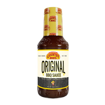 Country Bobs Barbecue Sauce, Sweet & Savory, Gluten-Free, 18 oz, Pack of 1