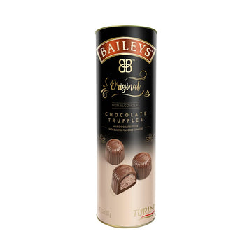 Baileys Milk Chocolate Truffles, Non-Alcoholic, 7oz Tube, Black