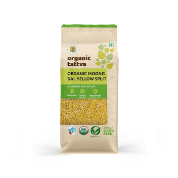 Organic Tattva Moong Dal Yellow Split, 1Kg