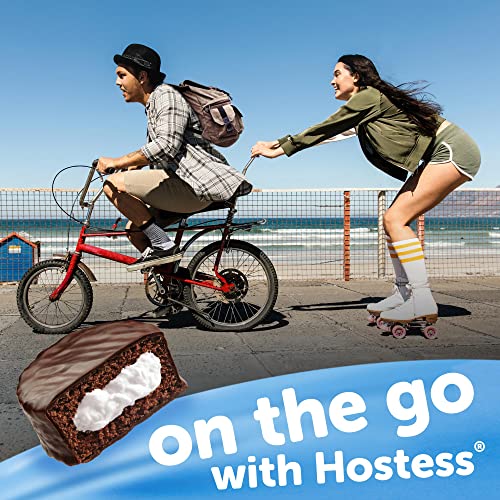 Hostess Ding Dongs Snack Cakes, Chocolate Flavor, 12.7 oz. Box, 10 Count
