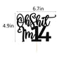 Black Flash Oh Shit I'M 14 Cake Topper, Happy 14Th Birthday/Cheers To 14 Years/Sweet 14, Funny 14Th Birthday Party Decorations S