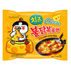 Samyang Ramen Korean Noodles Hot  Mild  Stir Fries  Soups (Buldak cheese, 10Pack)