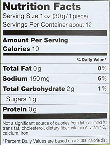 Hengstenberg Crunchy Pickles Jar, 24.3 Fz