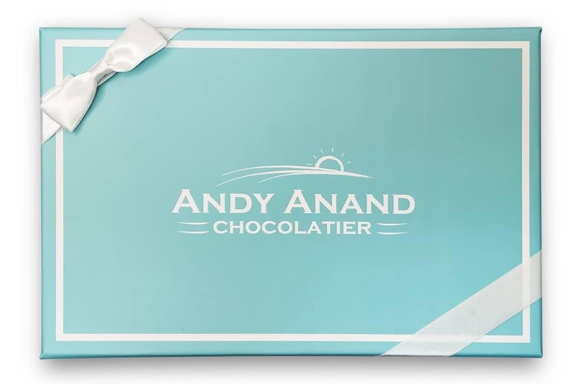 Andy Anand Luxurious Dark Chocolate Truffles Gift Box, 24 Pieces, Handmade Gourmet Flavors - Perfect For Indulgence And Gifting