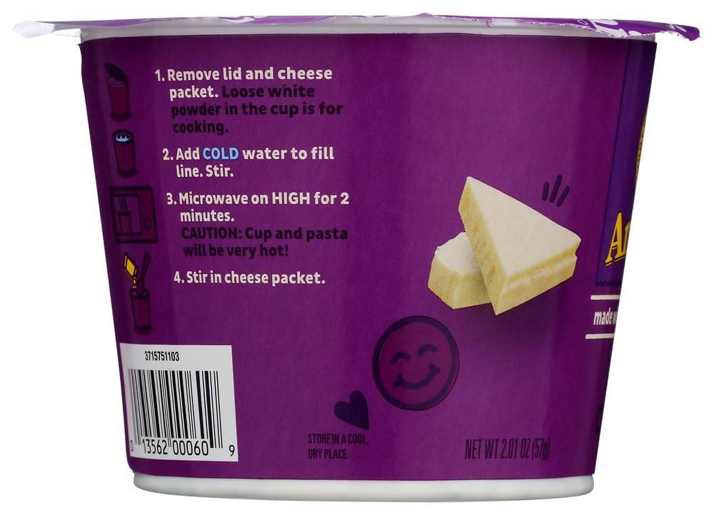 Annie's Homegrown White Cheddar Microwavable Mac and Cheese Cup - 2.01 oz