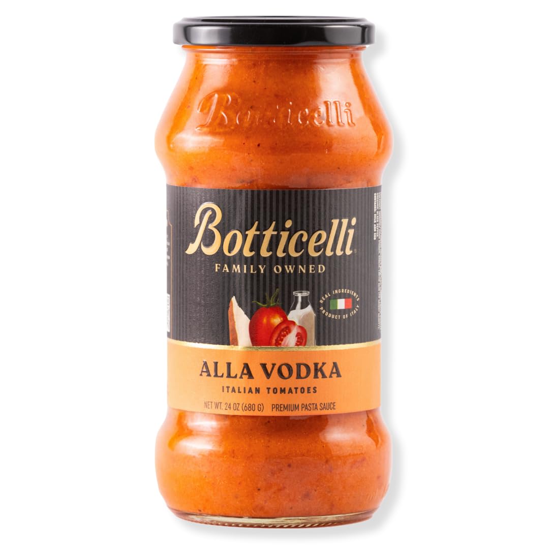Alla spirit-inspired flavor enhanced Pasta Sauce by Botticelli  24oz - No Added Sugar - Keto Friendly - Gluten Free - Product of Italy