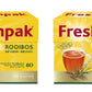 FRESHPAK Rooibos Tea 80 Tagless Bags, Pure Premium, Pack of 2, Red