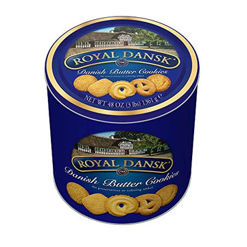 Danish Butter Cookies, 3 Lb. Tin
