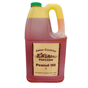 Amish Country Popcorn Peanut Oil - Non-GMO, Gluten Free, Kosher - 1 Gallon