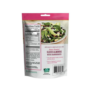 Fresh Gourmet Honey Roasted Sliced Almonds & Cranberries (3.5 Ounce (Pack Of 1))