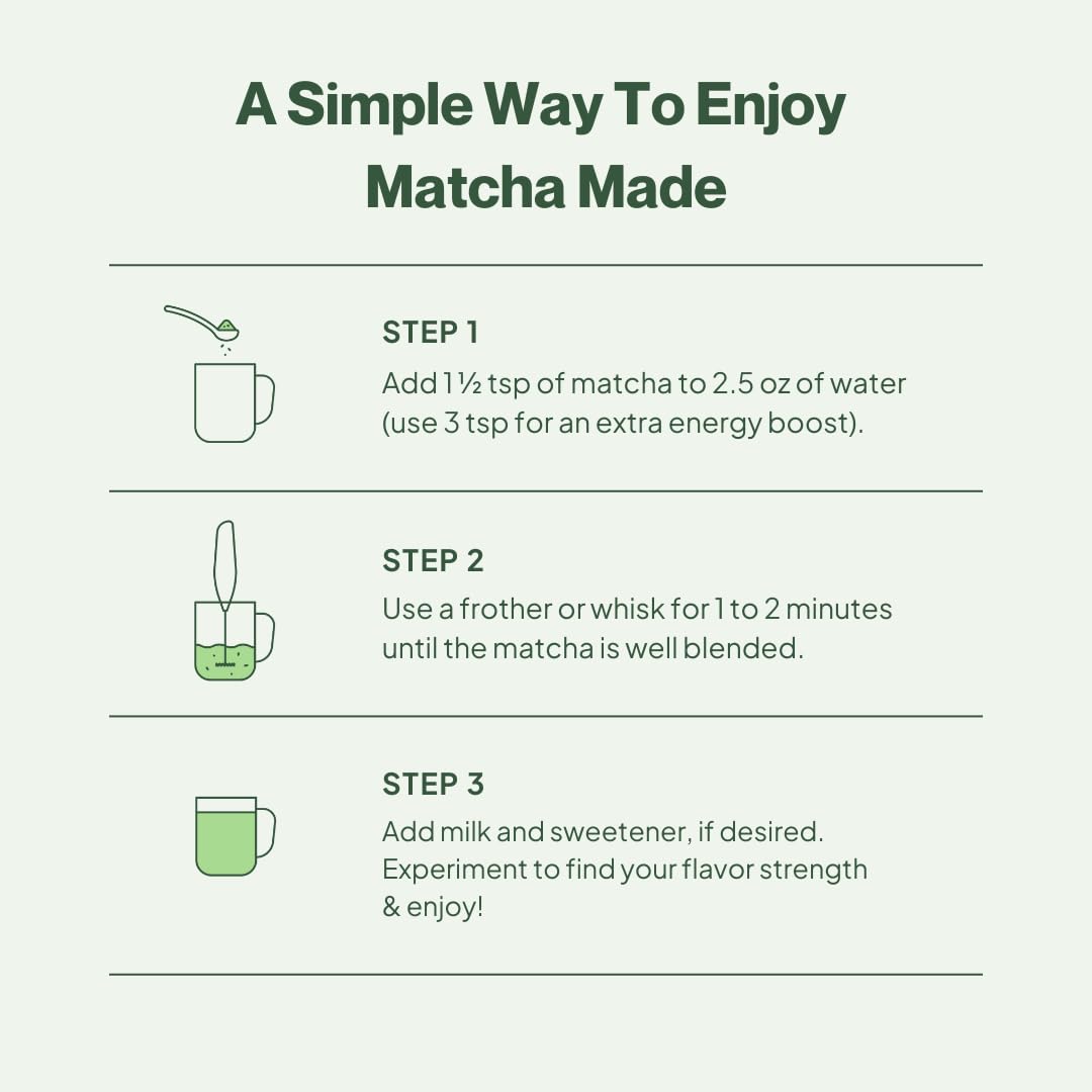Matcha Made Strawberry Matcha Powder | 8.46Oz (240G) Tin, 60 Servings | Sweetened With Organic Sugar | Perfect For Lattes, Smoot