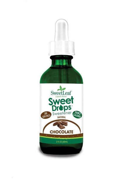 Sweet Leaf Chocolate Flavor Stevia Liquid, 2 Ounce - 3 per case.