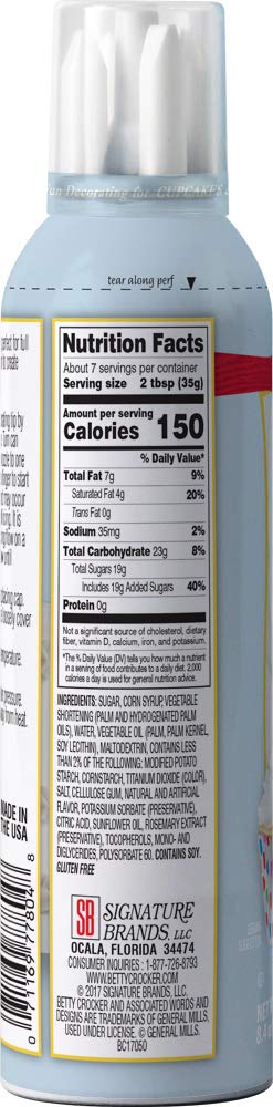 Betty Crocker Cloud White Cupcake Icing, 8.4 Oz