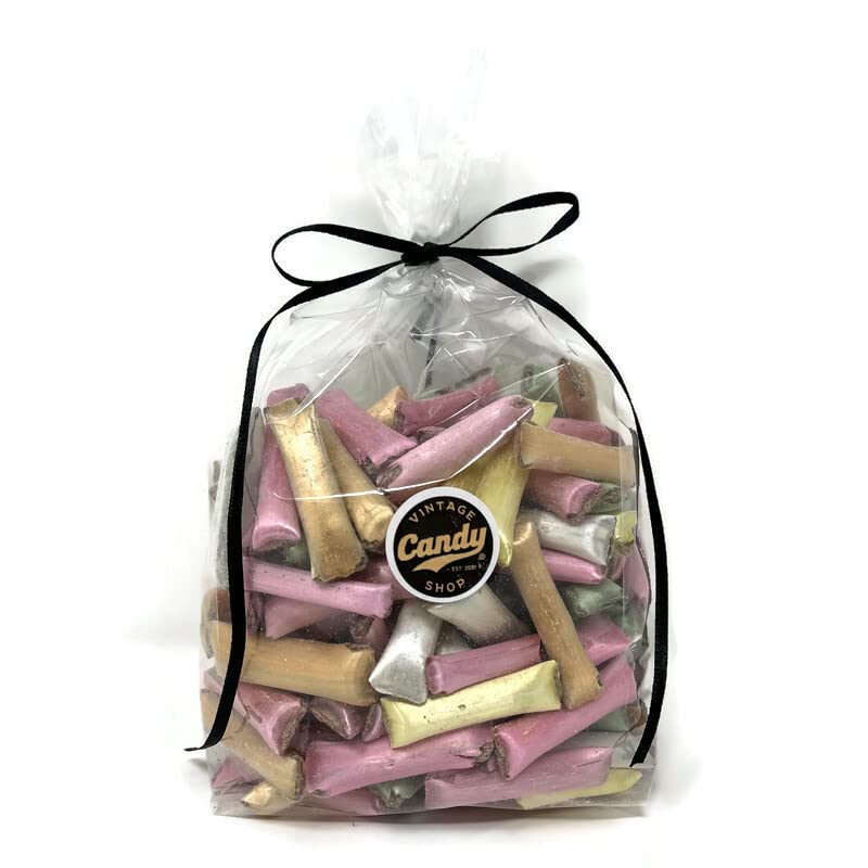 Vintage Candy Vending Plantation Candy Gift Bags - One Pound Chocolate Straws