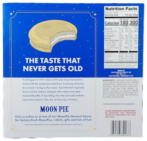 MoonPie Double Decker Banana Pies - 8 Individually Wrapped 2.75 Ounce Pies