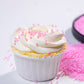 Pink Sprinkles 130g/4.6oz Edible Pearl sprinkles for Cake Decorations,Christmas Cake Dessert Sprinkles,Cookie sprinkles,Sugar Pe
