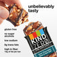 KIND ZERO Added Sugar Bars  Keto Snack  Dark Chocolate Nuts and Sea Salt  Good Source of Fiber  Gluten Free  Low Sugar  6g Protein  10 Count