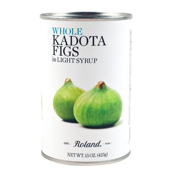 Roland Foods Whole Kadota Figs in Light Syrup, Specialty Imported Food, 15 Ounce Can, Pack of 6