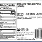 Yupik Peas, Organic Split Yellow, 2.2 lb (Pack of 6)