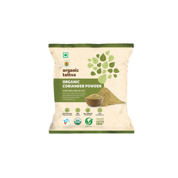 Organic Tattva, Organic Dried Coriander Powder (Dhaniya) | Quality Dhaniya Powder, Naturally Processed, From Farm Picked Fresh C