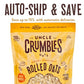 Uncle Crumbles Gluten Free Rolled Oats, 24oz Resealable Bag, Kosher, Non-GMO