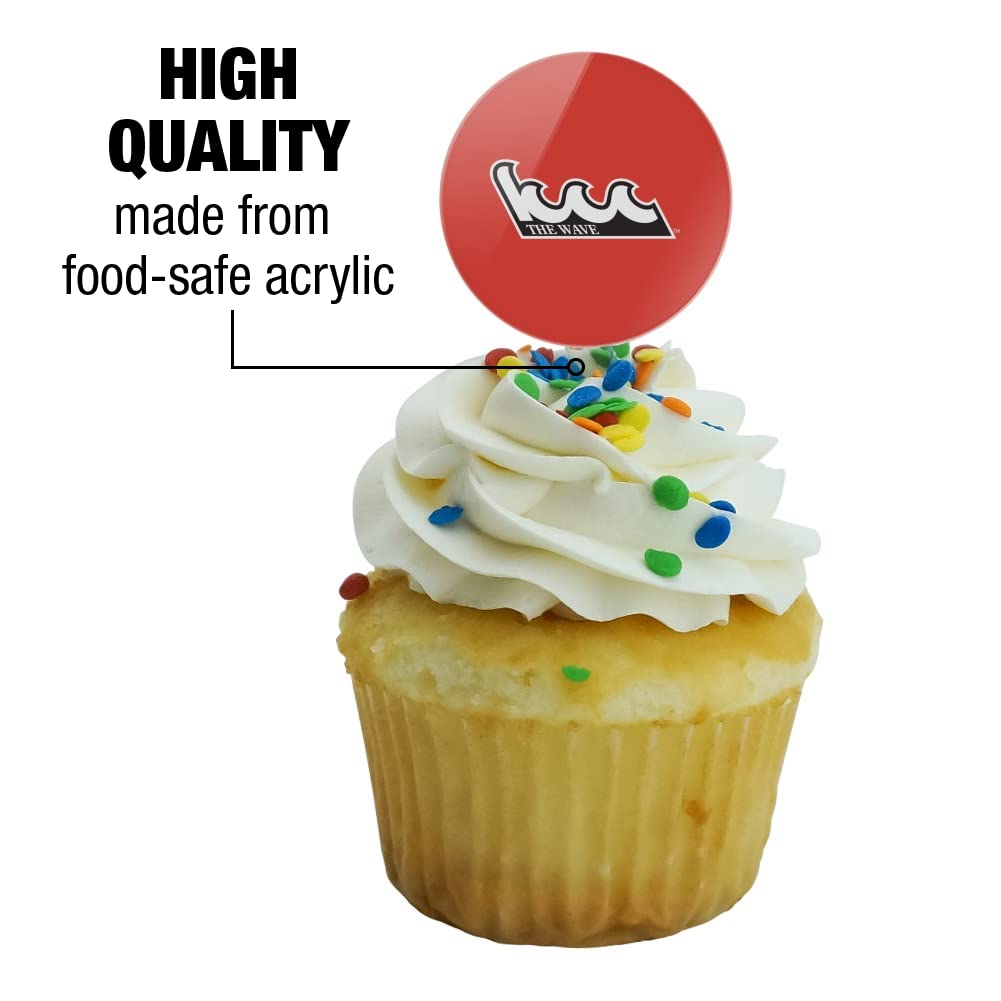 Kingsborough Community College Secondary Logo Cupcake Picks Toppers Decoration Set Of 6
